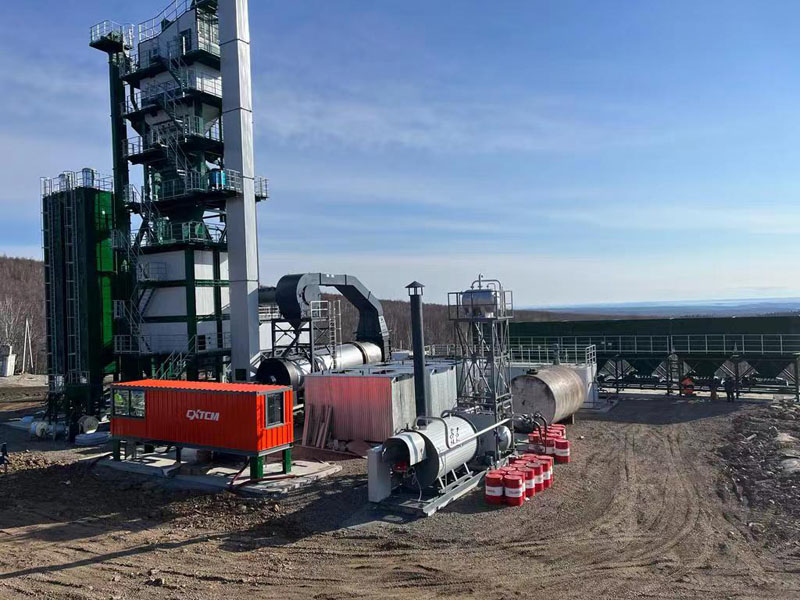 CXTCM AMP2500-C model asphalt plant has been finished installation in Russia